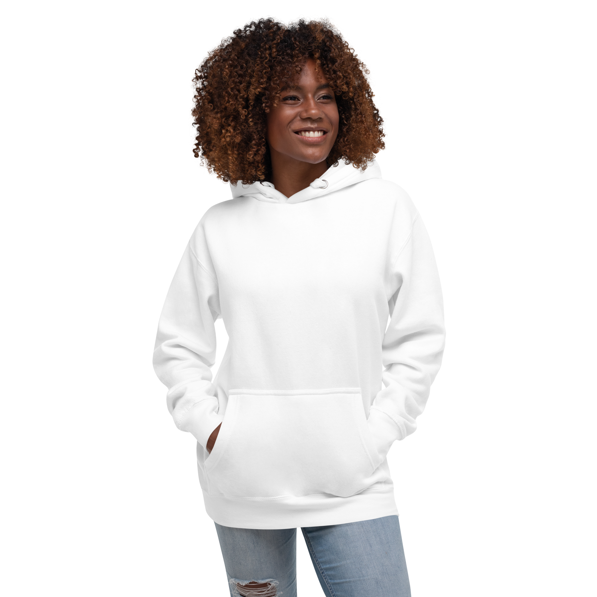 Woman wearing animals are people too hoodie - orbit clothing - unisex