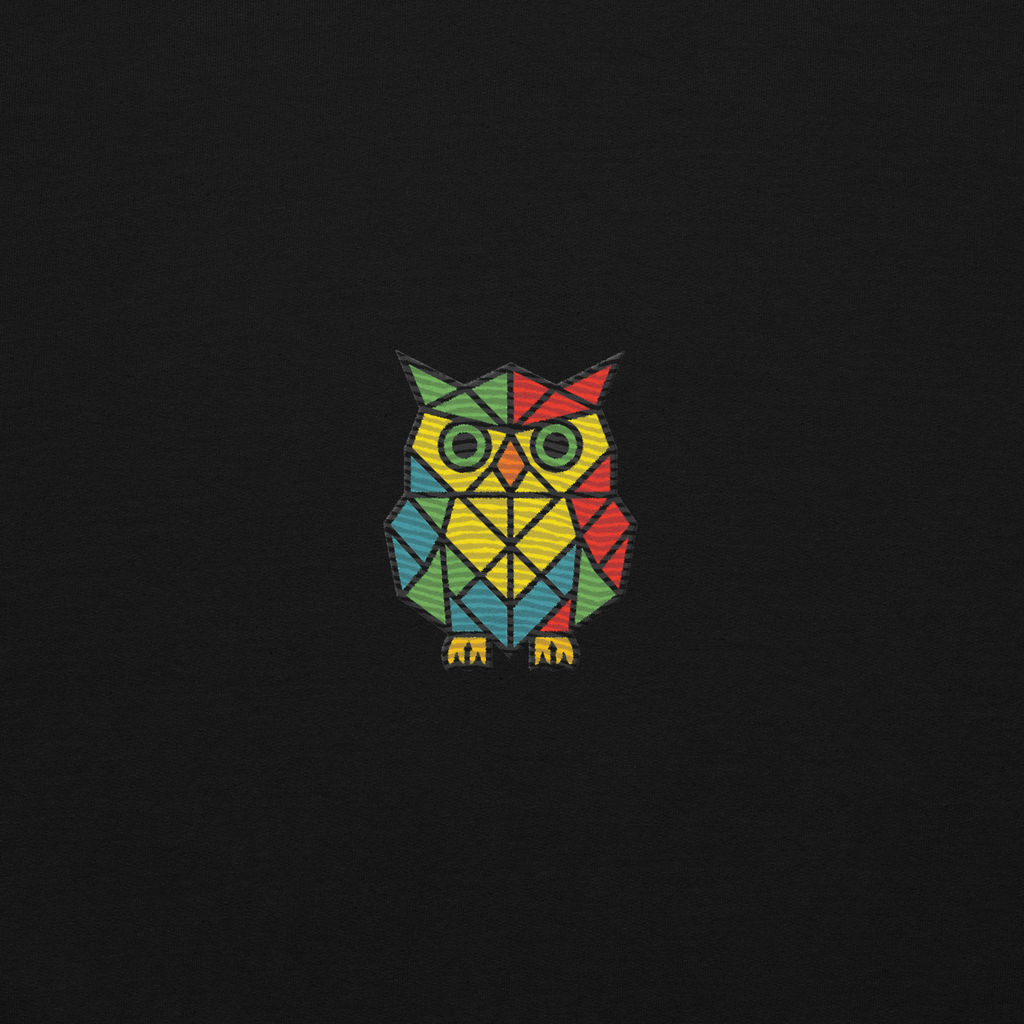 Owl Embroidered Sweatshirt - Unisex