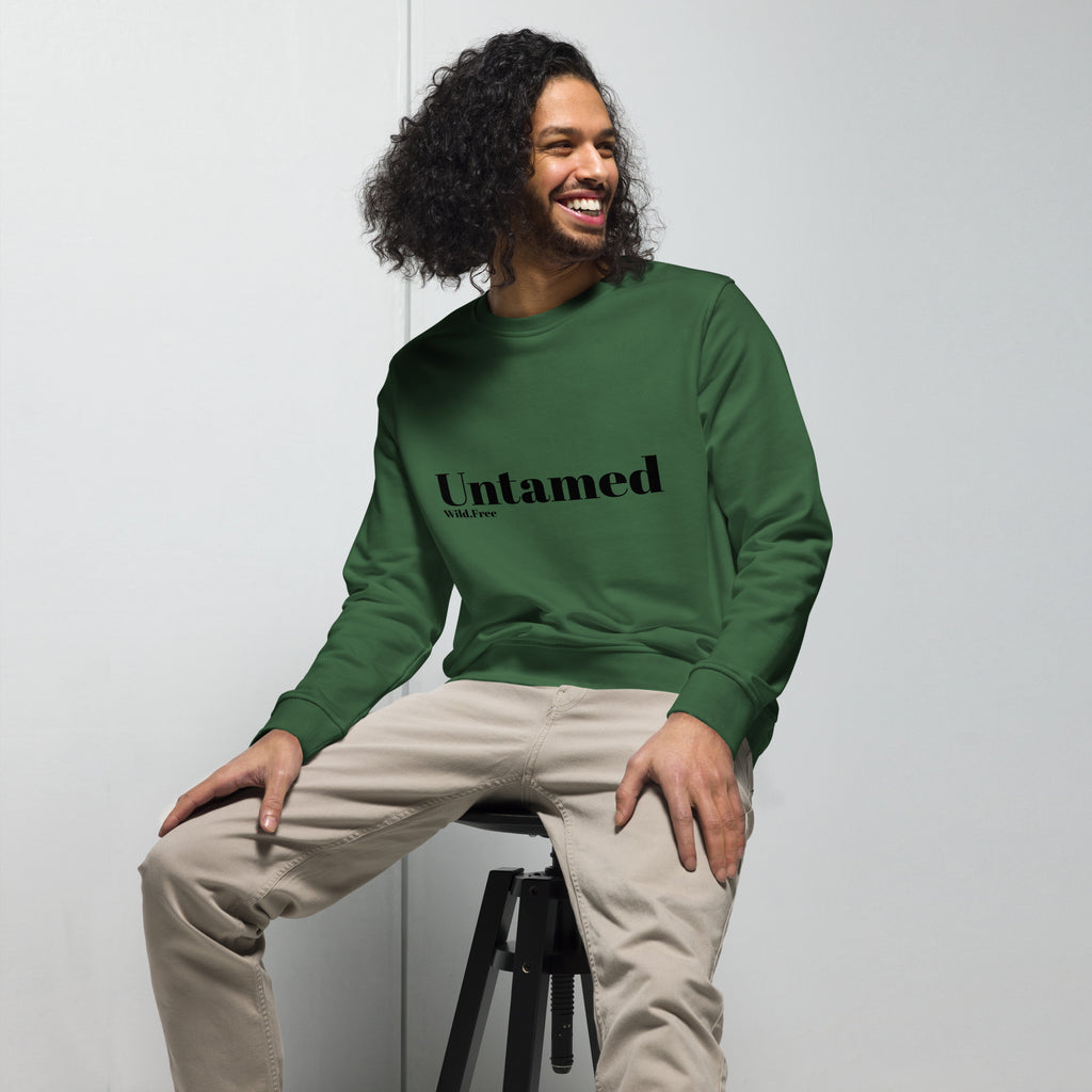 Man wearing Untamed Sweater - unise